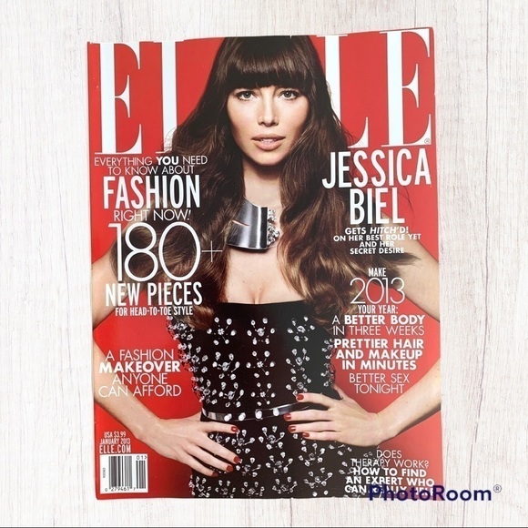 𝅺elle Magazine/Jessica Biel/2013 - Picture 1 of 8